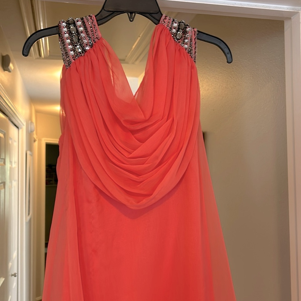 Coral dress